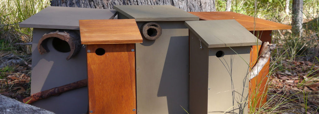 wildlife nesting boxes - Bushland Conservation Management